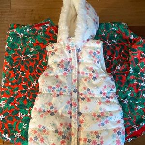 Gymboree Girl’s Winter Vest. Like new.